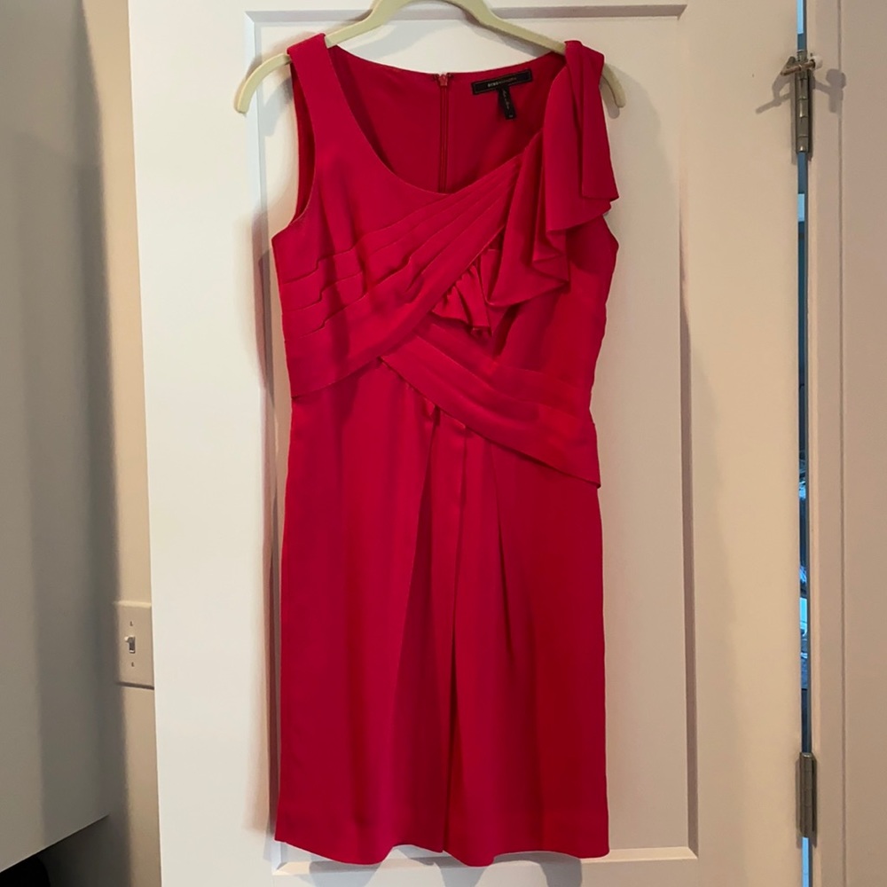 BCBG hot pink dress